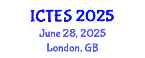 International Conference on Teaching and Education Sciences (ICTES) June 28, 2025 - London, United Kingdom