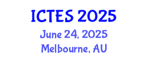 International Conference on Teaching and Education Sciences (ICTES) June 24, 2025 - Melbourne, Australia