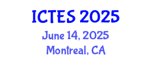 International Conference on Teaching and Education Sciences (ICTES) June 14, 2025 - Montreal, Canada