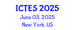 International Conference on Teaching and Education Sciences (ICTES) June 03, 2025 - New York, United States