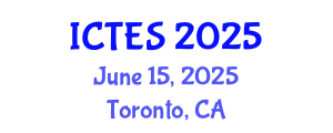 International Conference on Teaching and Education Sciences (ICTES) June 15, 2025 - Toronto, Canada