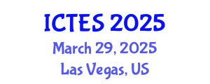International Conference on Teaching and Education Sciences (ICTES) March 29, 2025 - Las Vegas, United States