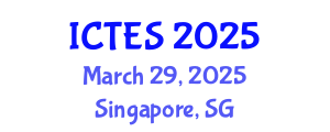 International Conference on Teaching and Education Sciences (ICTES) March 29, 2025 - Singapore, Singapore