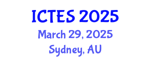 International Conference on Teaching and Education Sciences (ICTES) March 29, 2025 - Sydney, Australia