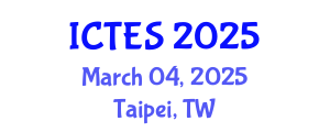 International Conference on Teaching and Education Sciences (ICTES) March 04, 2025 - Taipei, Taiwan