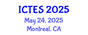 International Conference on Teaching and Education Sciences (ICTES) May 24, 2025 - Montreal, Canada