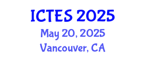 International Conference on Teaching and Education Sciences (ICTES) May 20, 2025 - Vancouver, Canada