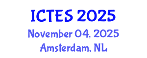 International Conference on Teaching and Education Sciences (ICTES) November 04, 2025 - Amsterdam, Netherlands