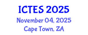 International Conference on Teaching and Education Sciences (ICTES) November 04, 2025 - Cape Town, South Africa