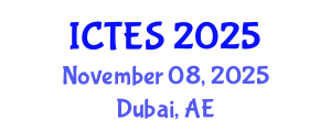 International Conference on Teaching and Education Sciences (ICTES) November 08, 2025 - Dubai, United Arab Emirates