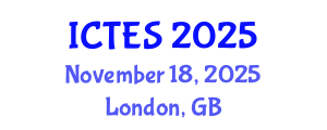 International Conference on Teaching and Education Sciences (ICTES) November 18, 2025 - London, United Kingdom
