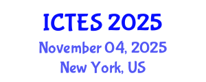 International Conference on Teaching and Education Sciences (ICTES) November 04, 2025 - New York, United States