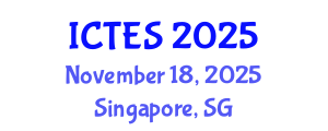 International Conference on Teaching and Education Sciences (ICTES) November 18, 2025 - Singapore, Singapore