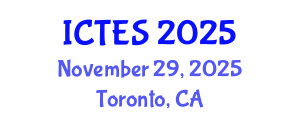 International Conference on Teaching and Education Sciences (ICTES) November 29, 2025 - Toronto, Canada