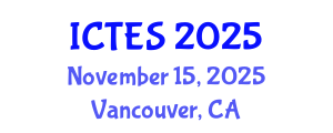 International Conference on Teaching and Education Sciences (ICTES) November 15, 2025 - Vancouver, Canada