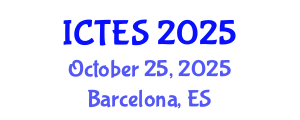 International Conference on Teaching and Education Sciences (ICTES) October 25, 2025 - Barcelona, Spain