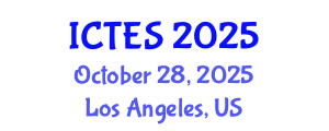 International Conference on Teaching and Education Sciences (ICTES) October 28, 2025 - Los Angeles, United States