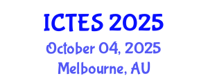 International Conference on Teaching and Education Sciences (ICTES) October 04, 2025 - Melbourne, Australia