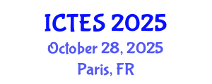 International Conference on Teaching and Education Sciences (ICTES) October 28, 2025 - Paris, France
