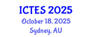 International Conference on Teaching and Education Sciences (ICTES) October 18, 2025 - Sydney, Australia