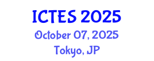 International Conference on Teaching and Education Sciences (ICTES) October 07, 2025 - Tokyo, Japan