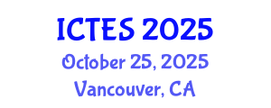 International Conference on Teaching and Education Sciences (ICTES) October 25, 2025 - Vancouver, Canada