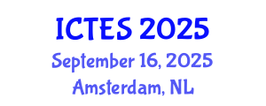 International Conference on Teaching and Education Sciences (ICTES) September 16, 2025 - Amsterdam, Netherlands
