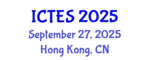 International Conference on Teaching and Education Sciences (ICTES) September 27, 2025 - Hong Kong, China