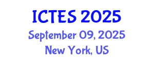International Conference on Teaching and Education Sciences (ICTES) September 09, 2025 - New York, United States