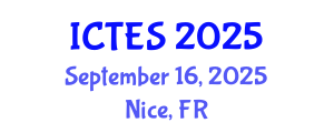 International Conference on Teaching and Education Sciences (ICTES) September 16, 2025 - Nice, France