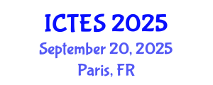 International Conference on Teaching and Education Sciences (ICTES) September 20, 2025 - Paris, France