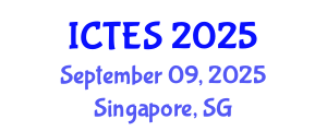 International Conference on Teaching and Education Sciences (ICTES) September 09, 2025 - Singapore, Singapore