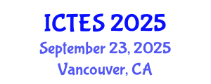 International Conference on Teaching and Education Sciences (ICTES) September 23, 2025 - Vancouver, Canada