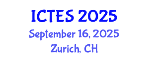 International Conference on Teaching and Education Sciences (ICTES) September 16, 2025 - Zurich, Switzerland
