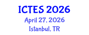 International Conference on Teaching and Education Sciences (ICTES) April 27, 2026 - Istanbul, Turkey International Conference on Teaching and Education Sciences (ICTES) April 27, 2026 - Istanbul, Turkey