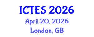 International Conference on Teaching and Education Sciences (ICTES) April 20, 2026 - London, United Kingdom International Conference on Teaching and Education Sciences (ICTES) April 20, 2026 - London, United Kingdom