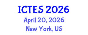 International Conference on Teaching and Education Sciences (ICTES) April 20, 2026 - New York, United States International Conference on Teaching and Education Sciences (ICTES) April 20, 2026 - New York, United States