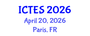 International Conference on Teaching and Education Sciences (ICTES) April 20, 2026 - Paris, France International Conference on Teaching and Education Sciences (ICTES) April 20, 2026 - Paris, France