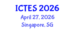 International Conference on Teaching and Education Sciences (ICTES) April 27, 2026 - Singapore, Singapore International Conference on Teaching and Education Sciences (ICTES) April 27, 2026 - Singapore, Singapore