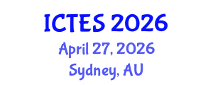 International Conference on Teaching and Education Sciences (ICTES) April 27, 2026 - Sydney, Australia International Conference on Teaching and Education Sciences (ICTES) April 27, 2026 - Sydney, Australia