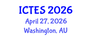 International Conference on Teaching and Education Sciences (ICTES) April 27, 2026 - Washington, Australia International Conference on Teaching and Education Sciences (ICTES) April 27, 2026 - Washington, Australia