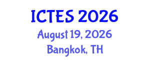 International Conference on Teaching and Education Sciences (ICTES) August 19, 2026 - Bangkok, Thailand International Conference on Teaching and Education Sciences (ICTES) August 19, 2026 - Bangkok, Thailand