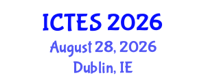 International Conference on Teaching and Education Sciences (ICTES) August 28, 2026 - Dublin, Ireland International Conference on Teaching and Education Sciences (ICTES) August 28, 2026 - Dublin, Ireland