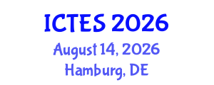 International Conference on Teaching and Education Sciences (ICTES) August 14, 2026 - Hamburg, Germany International Conference on Teaching and Education Sciences (ICTES) August 14, 2026 - Hamburg, Germany