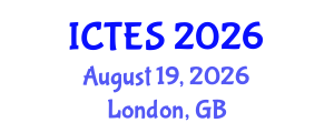 International Conference on Teaching and Education Sciences (ICTES) August 19, 2026 - London, United Kingdom International Conference on Teaching and Education Sciences (ICTES) August 19, 2026 - London, United Kingdom