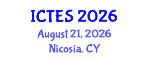 International Conference on Teaching and Education Sciences (ICTES) August 21, 2026 - Nicosia, Cyprus International Conference on Teaching and Education Sciences (ICTES) August 21, 2026 - Nicosia, Cyprus