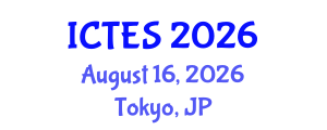 International Conference on Teaching and Education Sciences (ICTES) August 16, 2026 - Tokyo, Japan International Conference on Teaching and Education Sciences (ICTES) August 16, 2026 - Tokyo, Japan