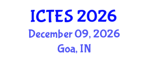 International Conference on Teaching and Education Sciences (ICTES) December 09, 2026 - Goa, India International Conference on Teaching and Education Sciences (ICTES) December 09, 2026 - Goa, India