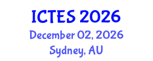 International Conference on Teaching and Education Sciences (ICTES) December 02, 2026 - Sydney, Australia International Conference on Teaching and Education Sciences (ICTES) December 02, 2026 - Sydney, Australia