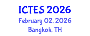 International Conference on Teaching and Education Sciences (ICTES) February 02, 2026 - Bangkok, Thailand International Conference on Teaching and Education Sciences (ICTES) February 02, 2026 - Bangkok, Thailand
